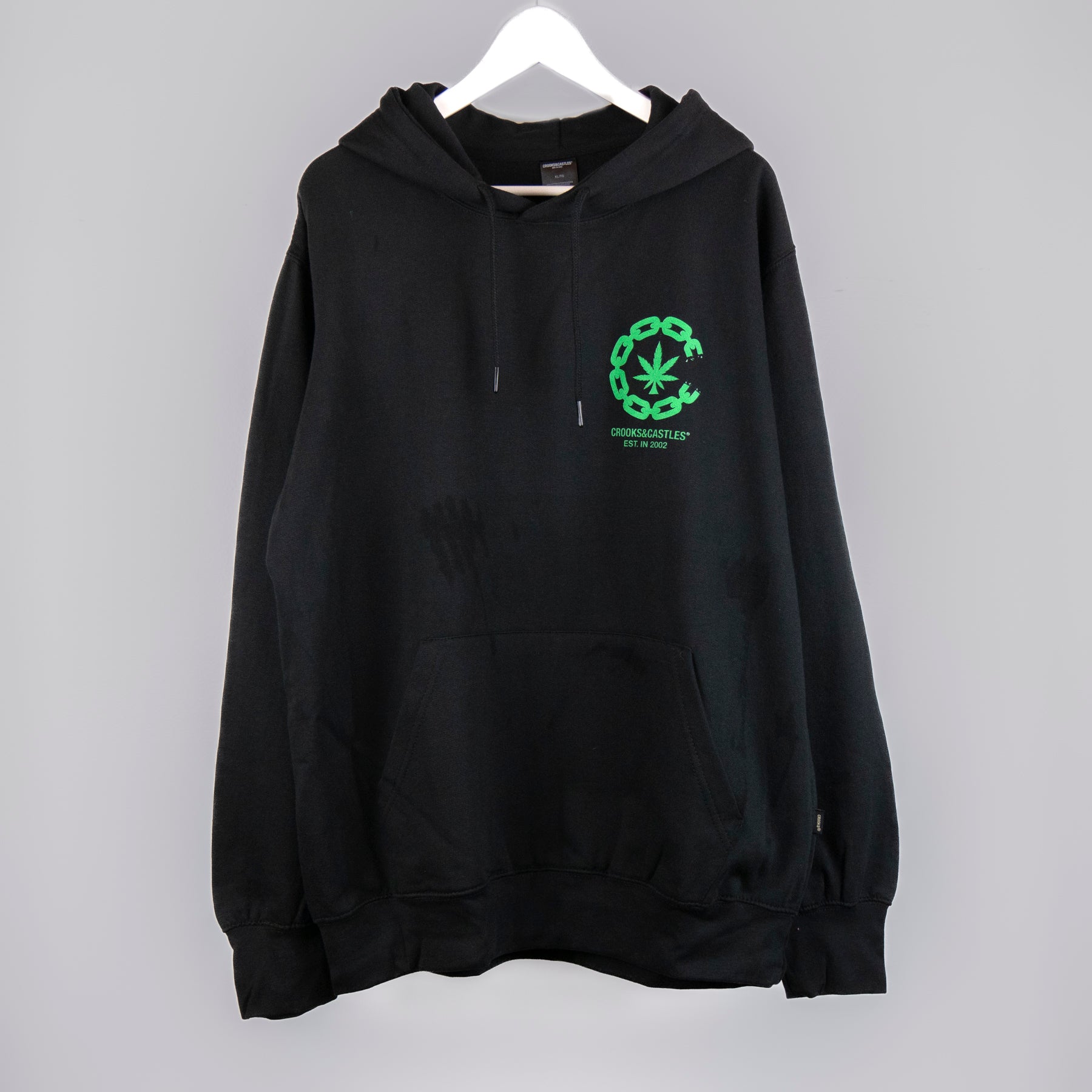 Crooks Castles High Society Hoodie Black Lune Noir