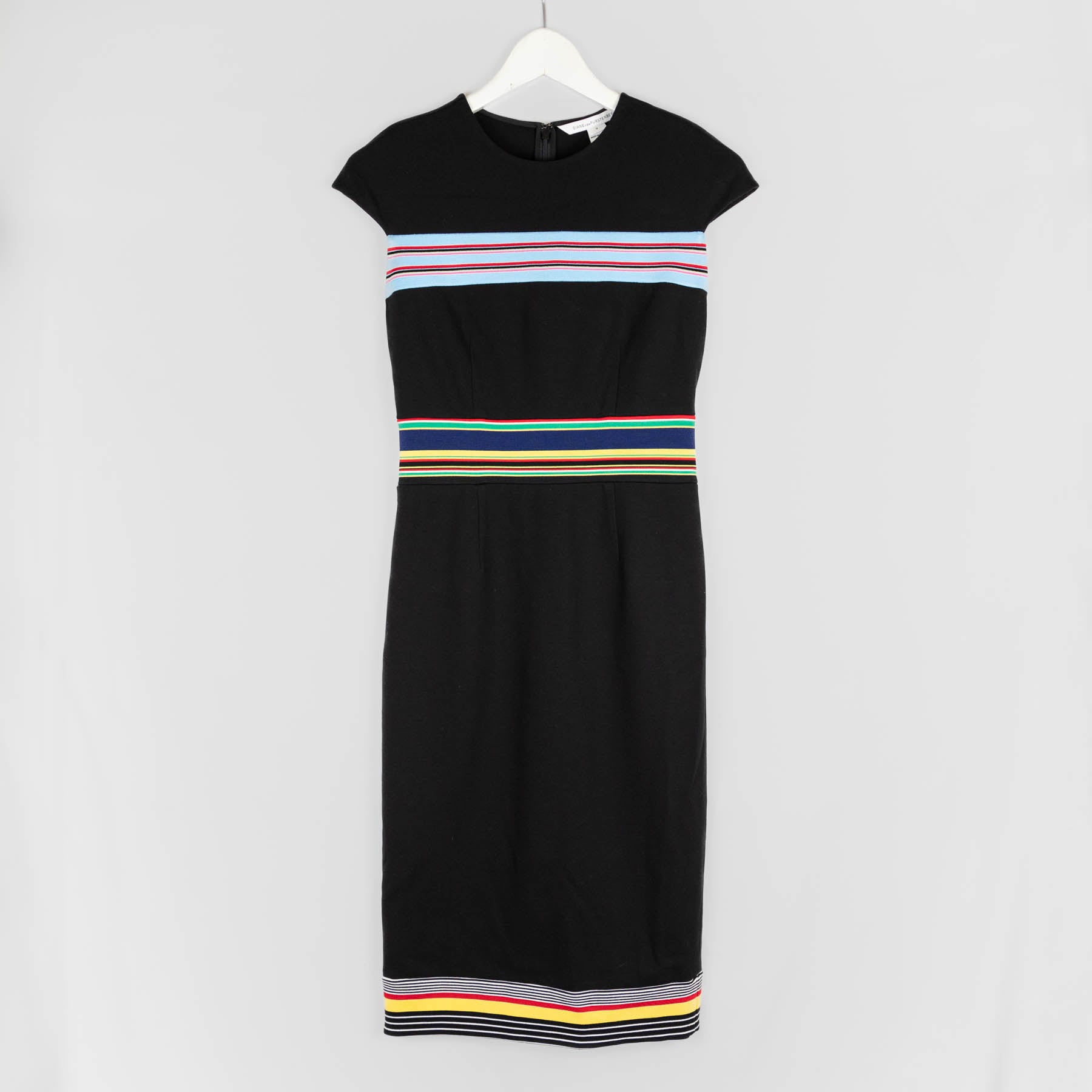 Diane Von Furstenberg Hadlie Striped Sheath Dress Diane Von Furstenberg Hadlie Striped Sheath Dress