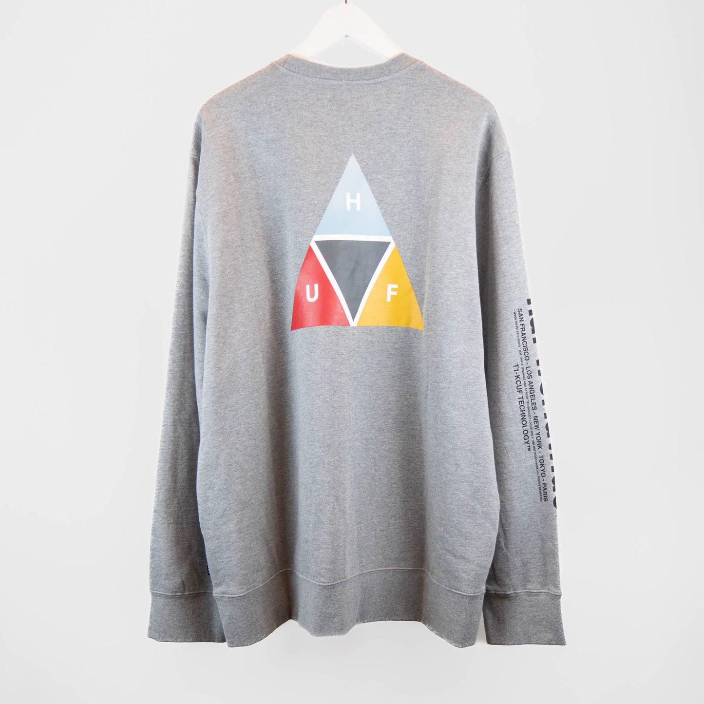 HUF - Prism Crew - Grey Heather