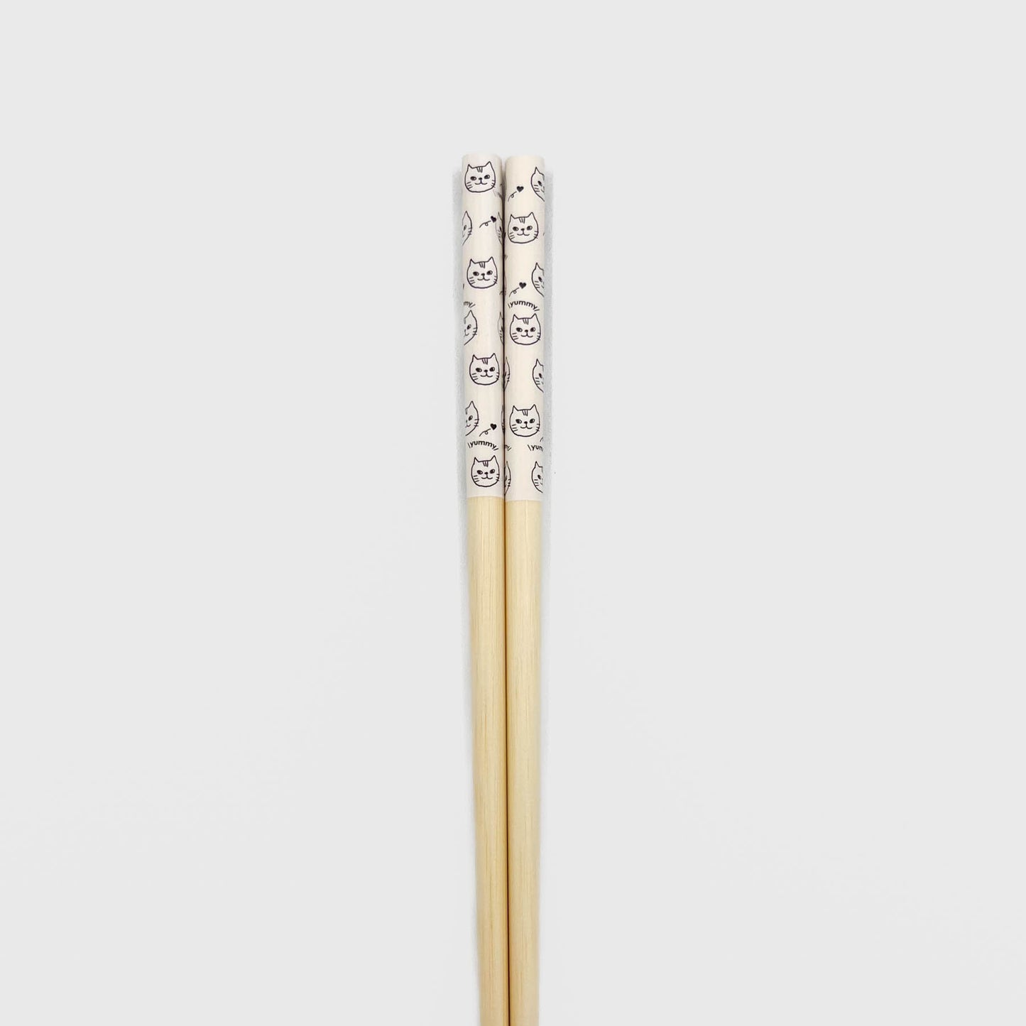 Cat  Chopsticks - Yummy - White