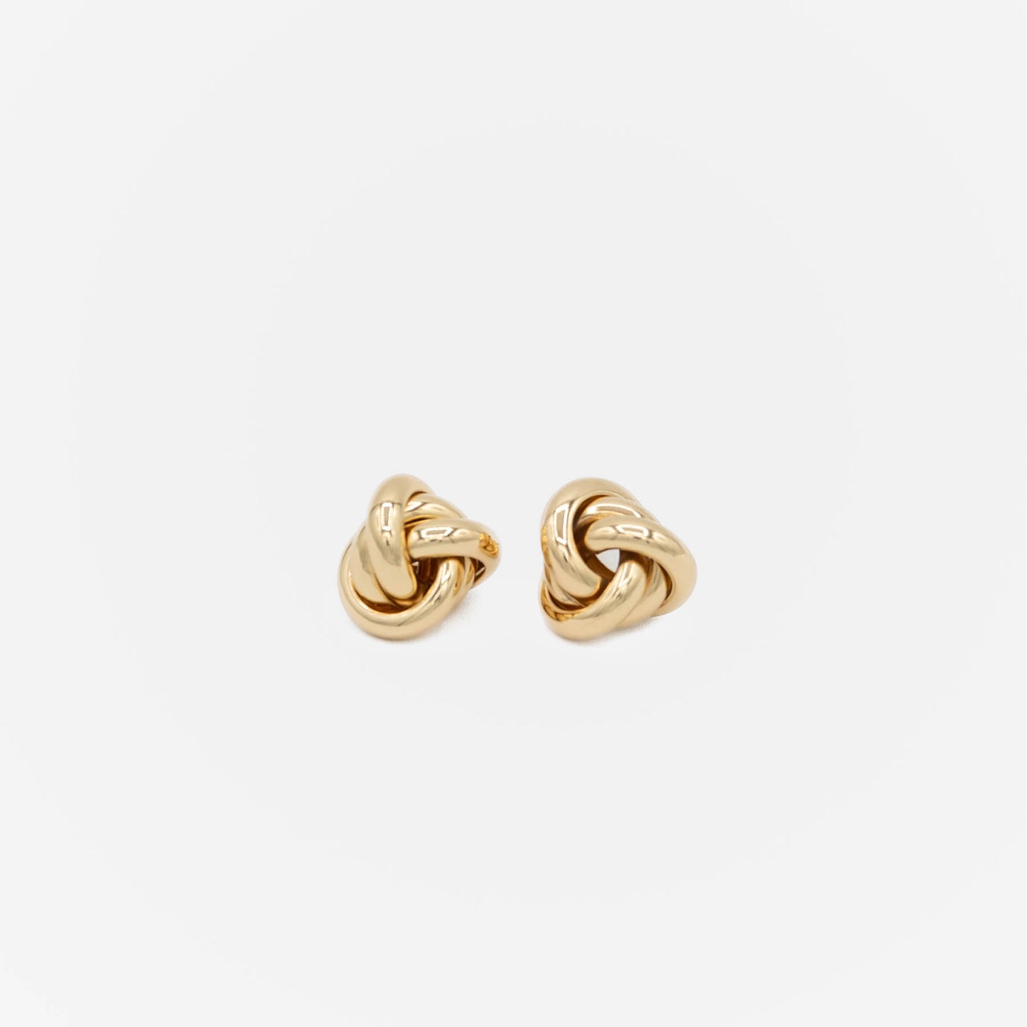 Lune Noir - STwist Metal Dangle Earring - Gold