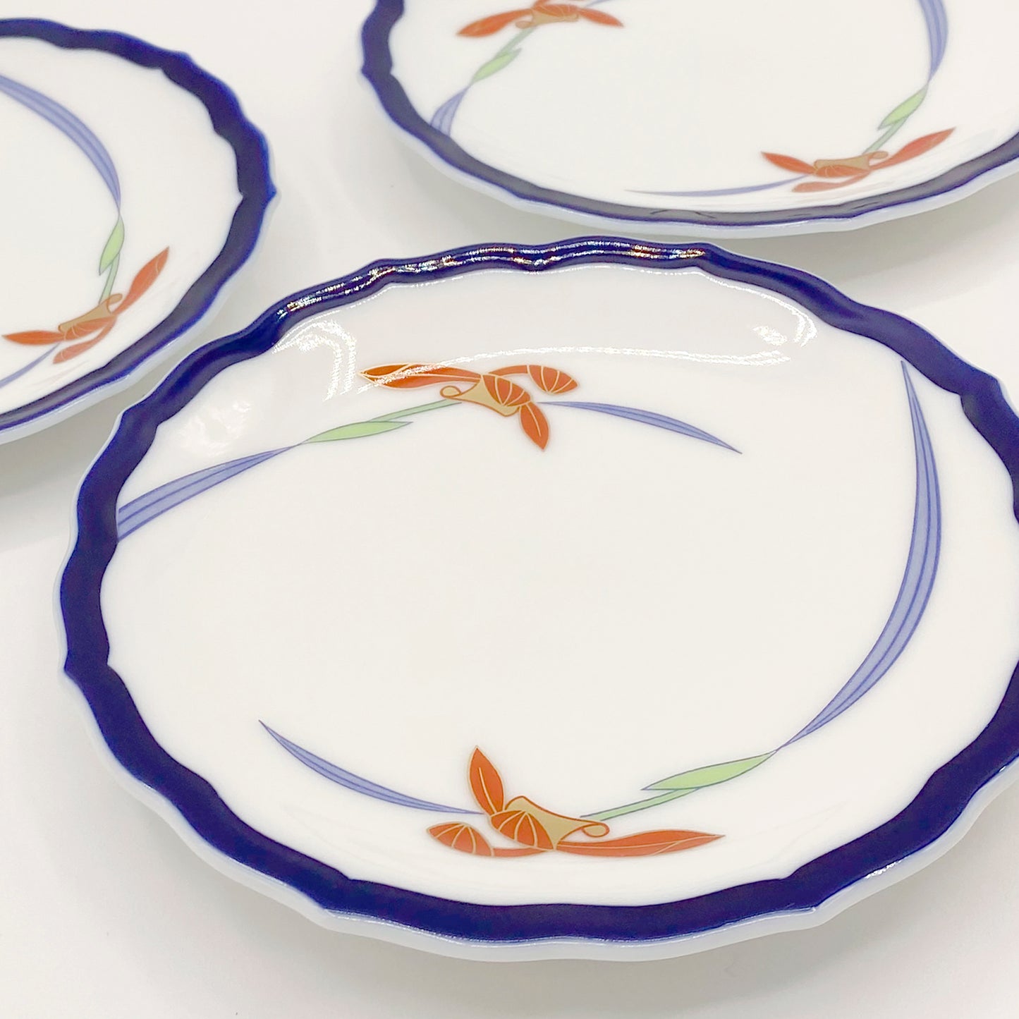 Koransha Porcelain Plate Orchid Lace | Arita Ware
