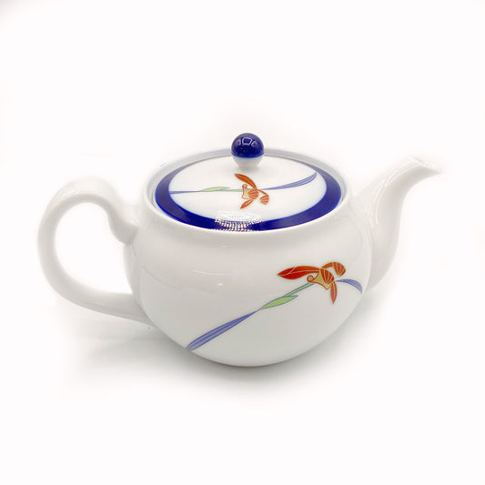 Koransha Porcelain Tea Pot Orchid Lace | Arita Ware