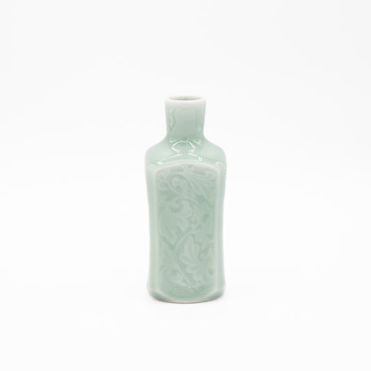 Kosengama - Celadon Sake Bottle