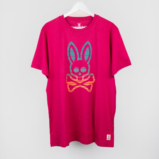 Psycho Bunny / Kentmere Graphic Tee Cranberry