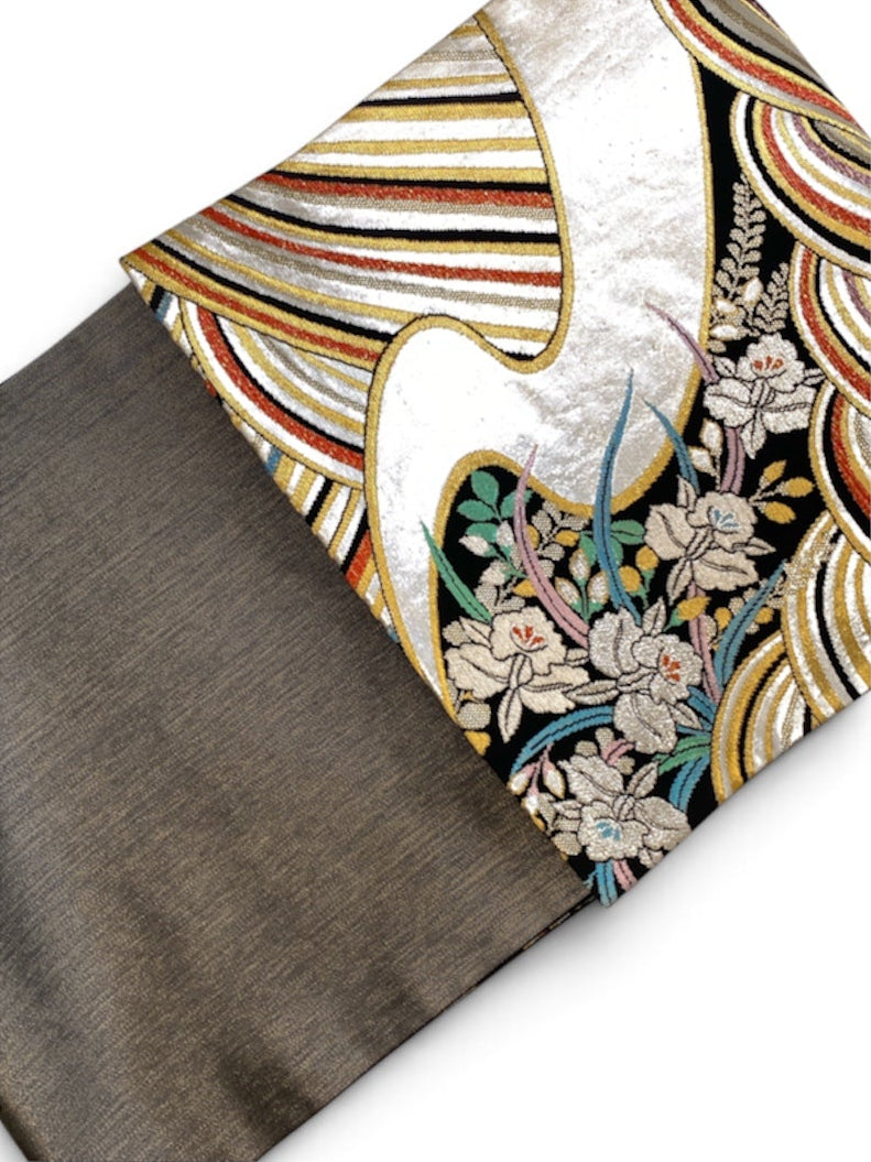 Vintage Japanese Kimono Belt Obi Table Runner (One of a kind)