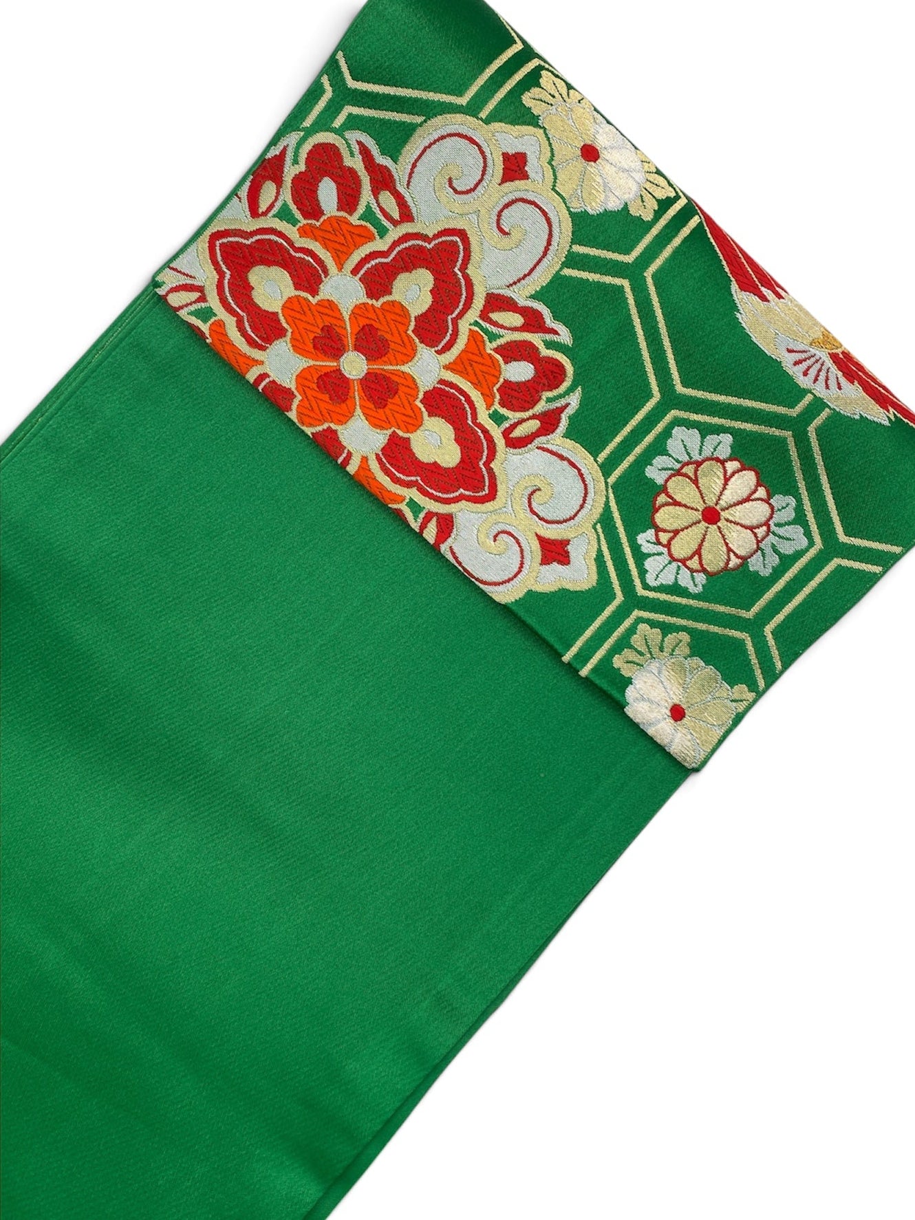 Vintage Japanese Kimono Belt Obi Table Runner (One of a kind)