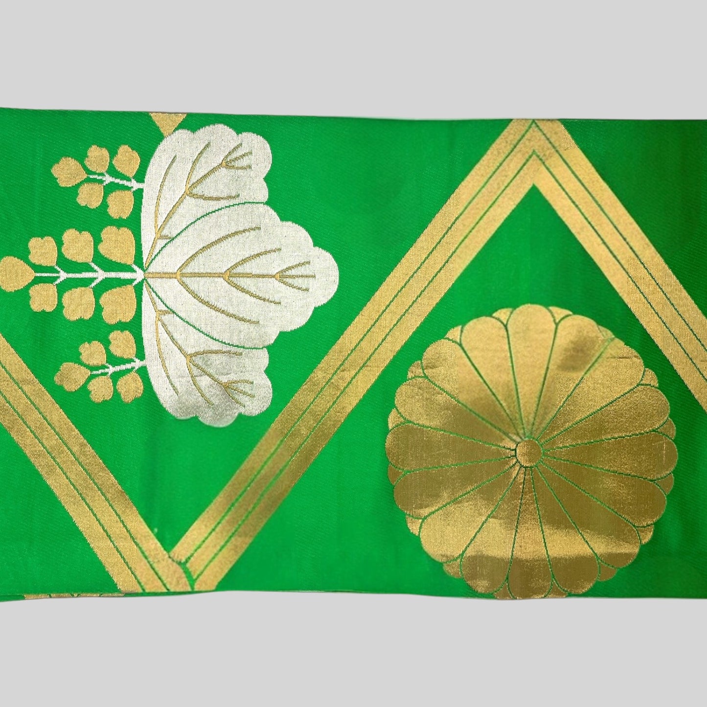 Vintage Japanese Kimono Belt Obi Table Runner (One of a kind) Maru Obi