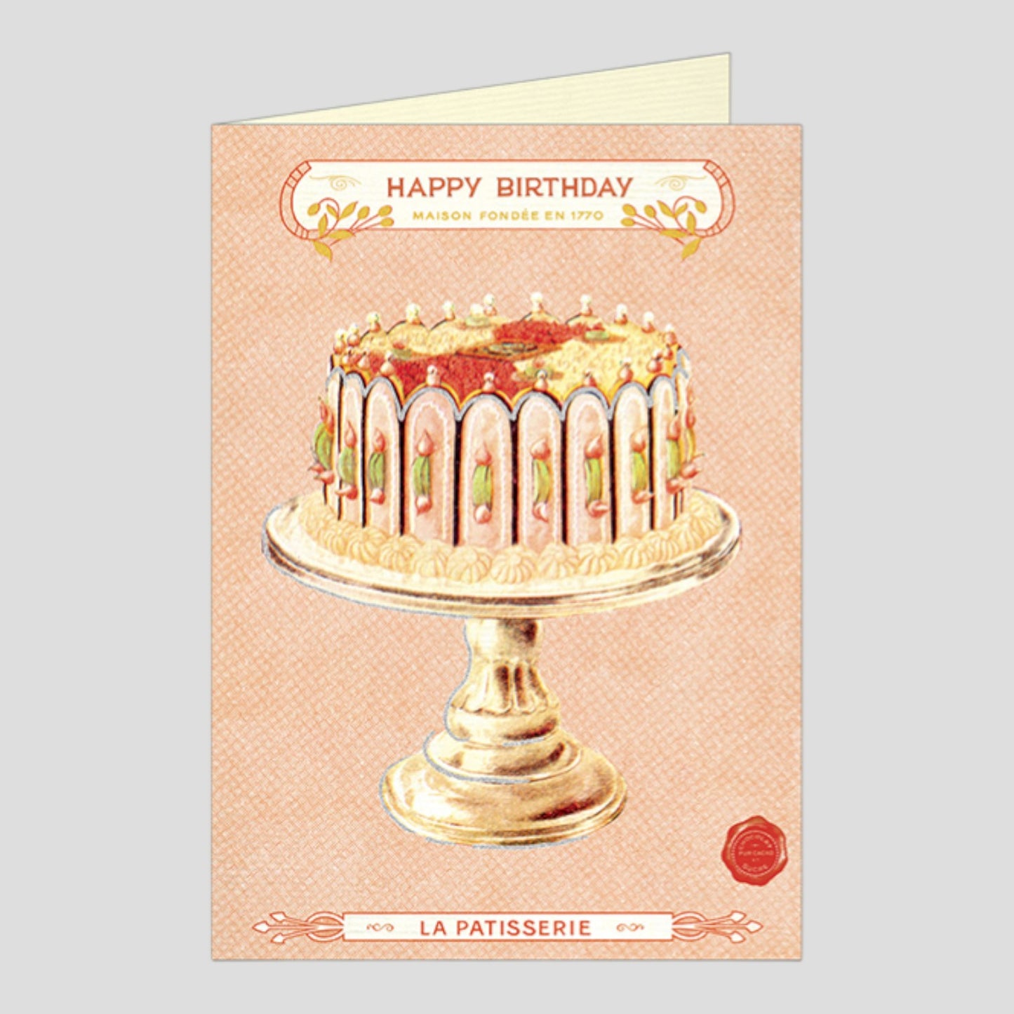 Cavallini Papers & Co. - Happy Birthday Cake Greeting Card
