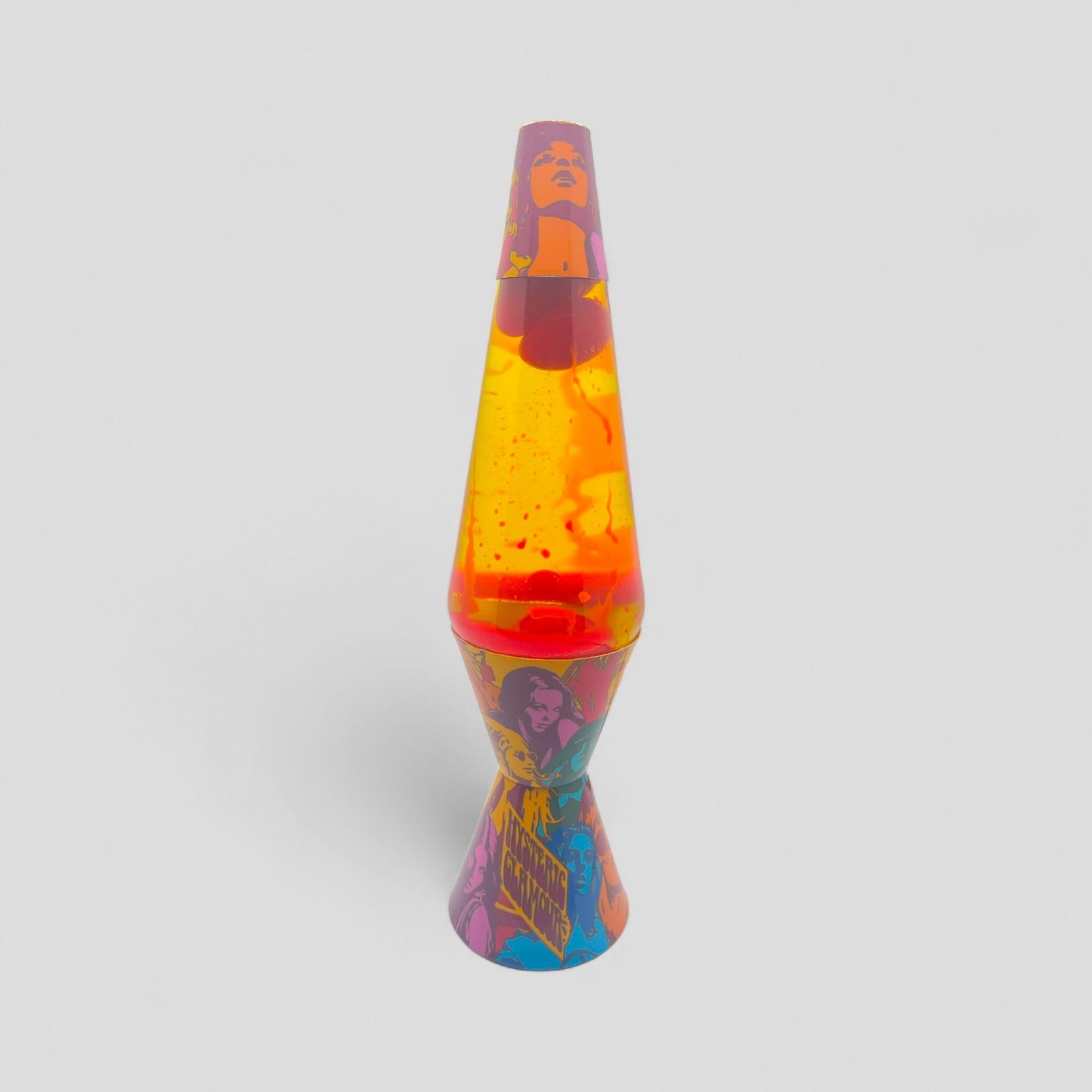 Vintage Orange Lava Lamp