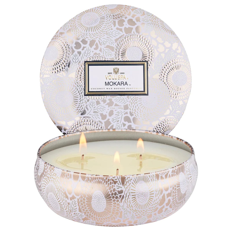 Voluspa - 3 Wick Candle - Mokara