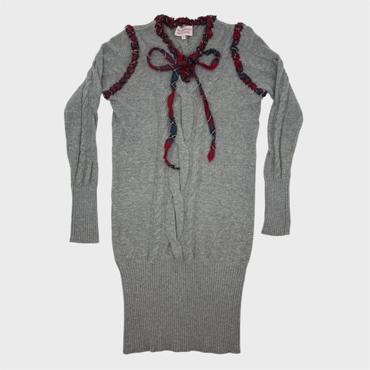 Vintage Gray Knitted Dress