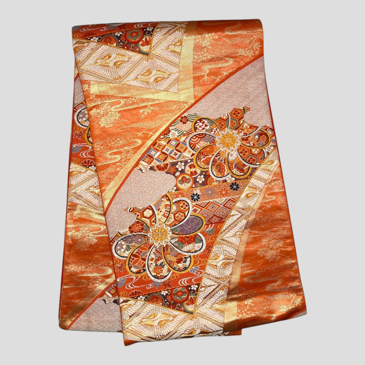 Vintage Japanese Kimono Belt Obi Table Runner (One of a kind)