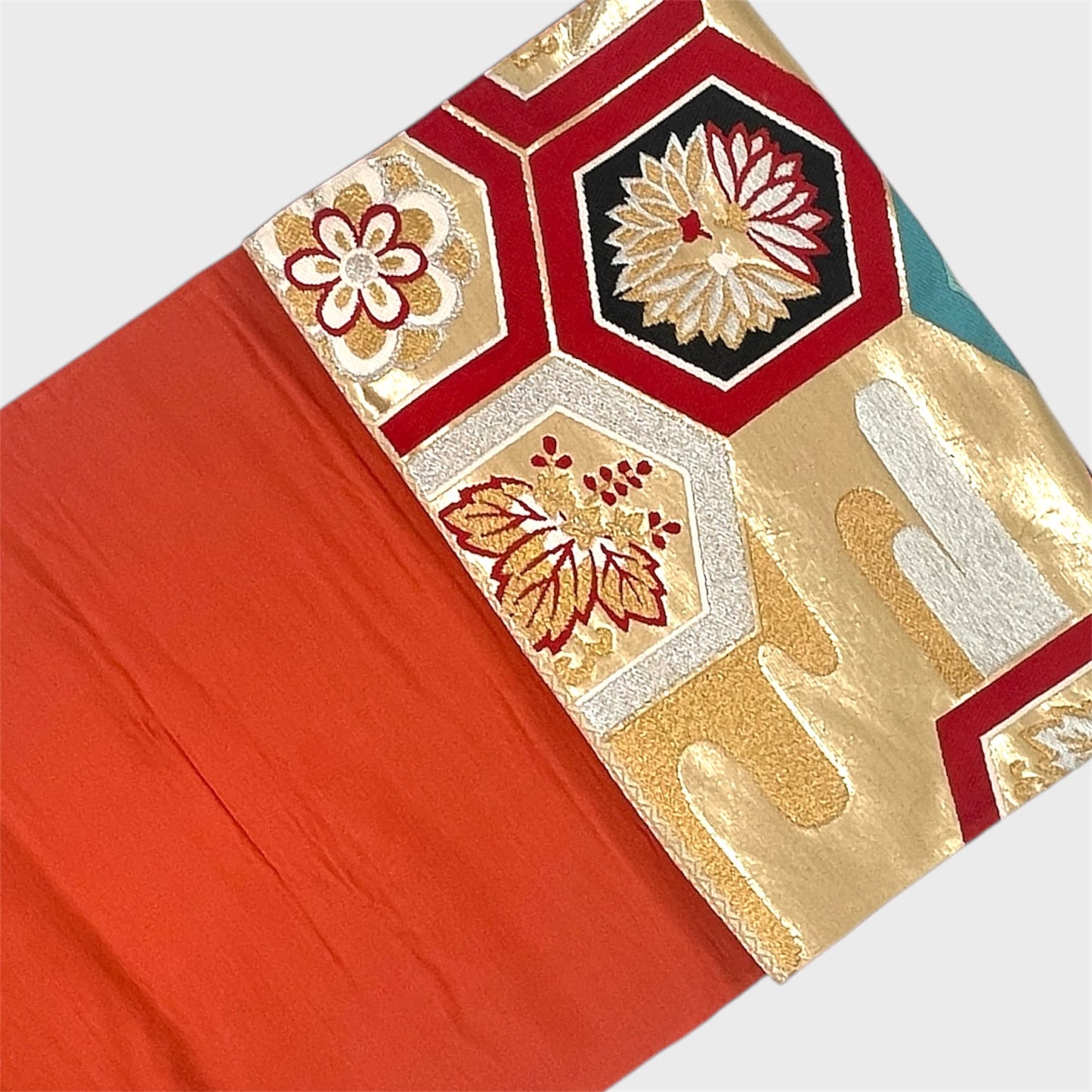 Vintage Japanese Kimono Belt Obi Table Runner (One of a kind)