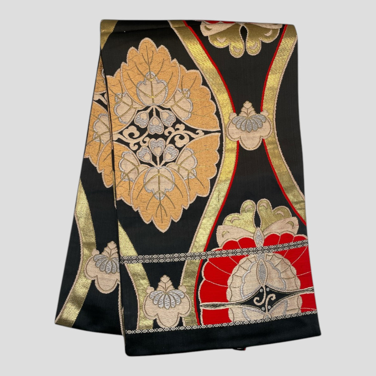 Vintage Japanese Kimono Belt Obi Table Runner (One of a kind)