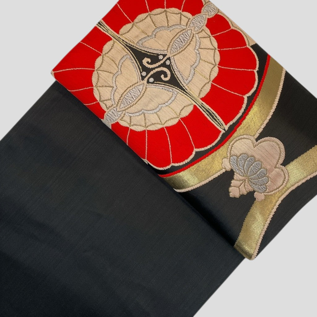 Vintage Japanese Kimono Belt Obi Table Runner (One of a kind)