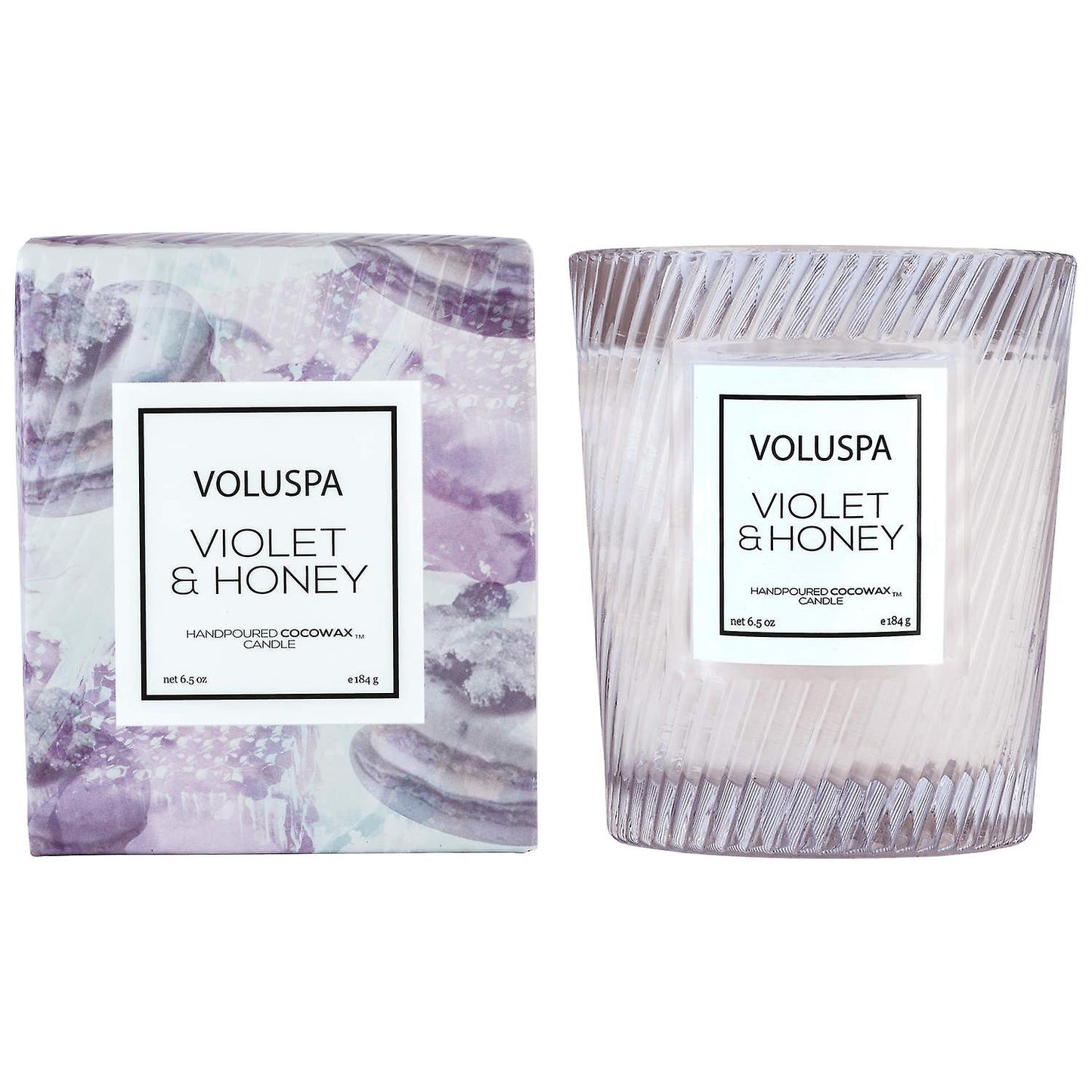 Voluspa - Macaroon Wax Candle - Violet & Honey
