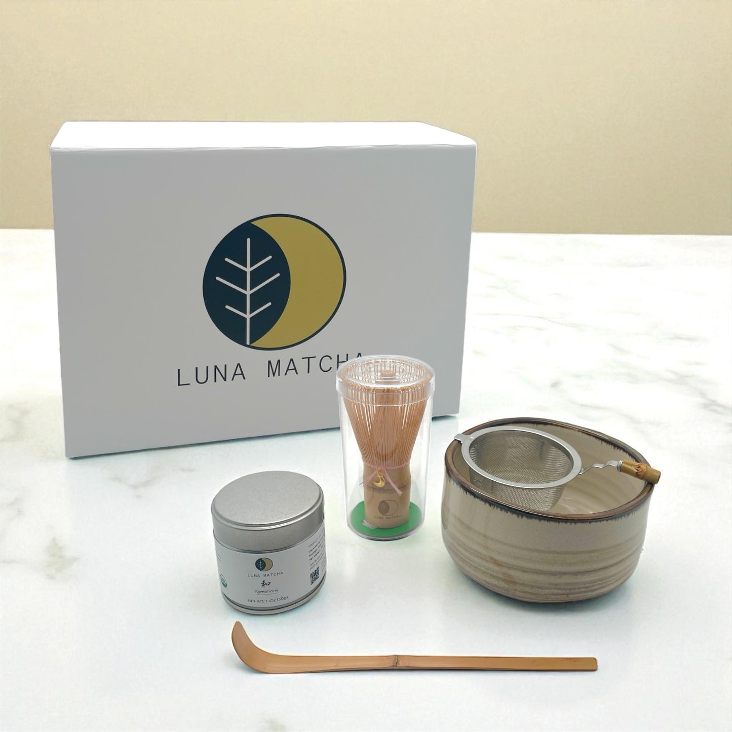 Luna Matcha Starter Kit, Symphony Matcha & Unka  Bowl