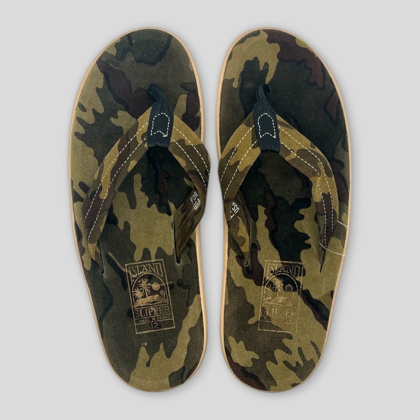 Island Slipper -  OLIVE/OLIVE/CAMO
