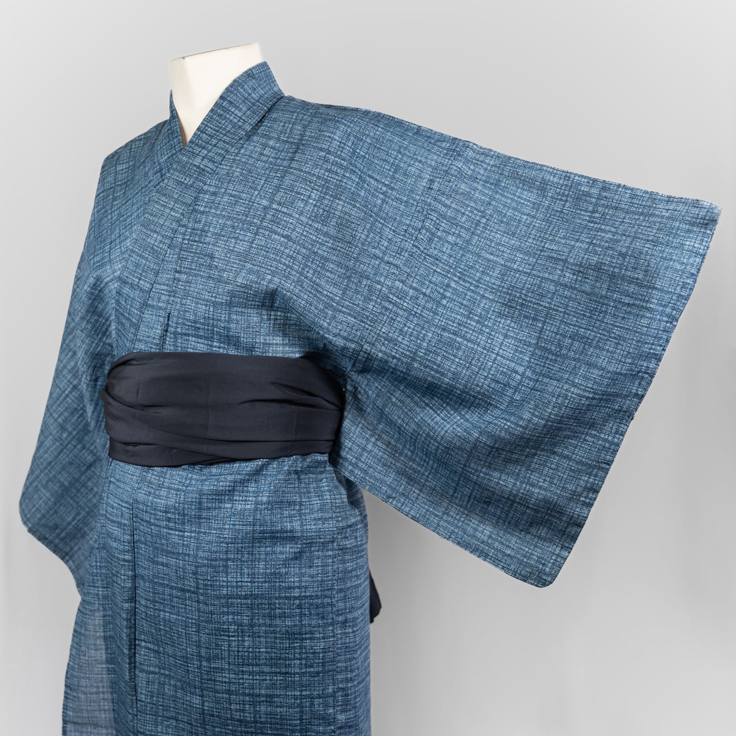 Men's Vintage Yukata Kimono - Blue