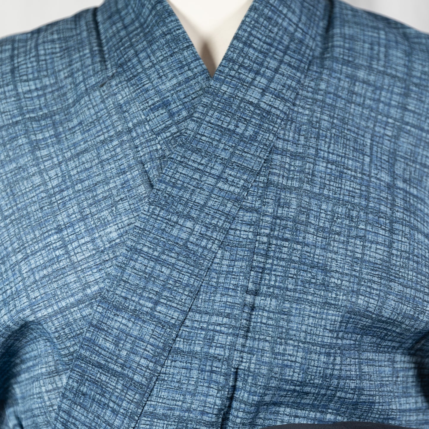 Men's Vintage Yukata Kimono - Blue