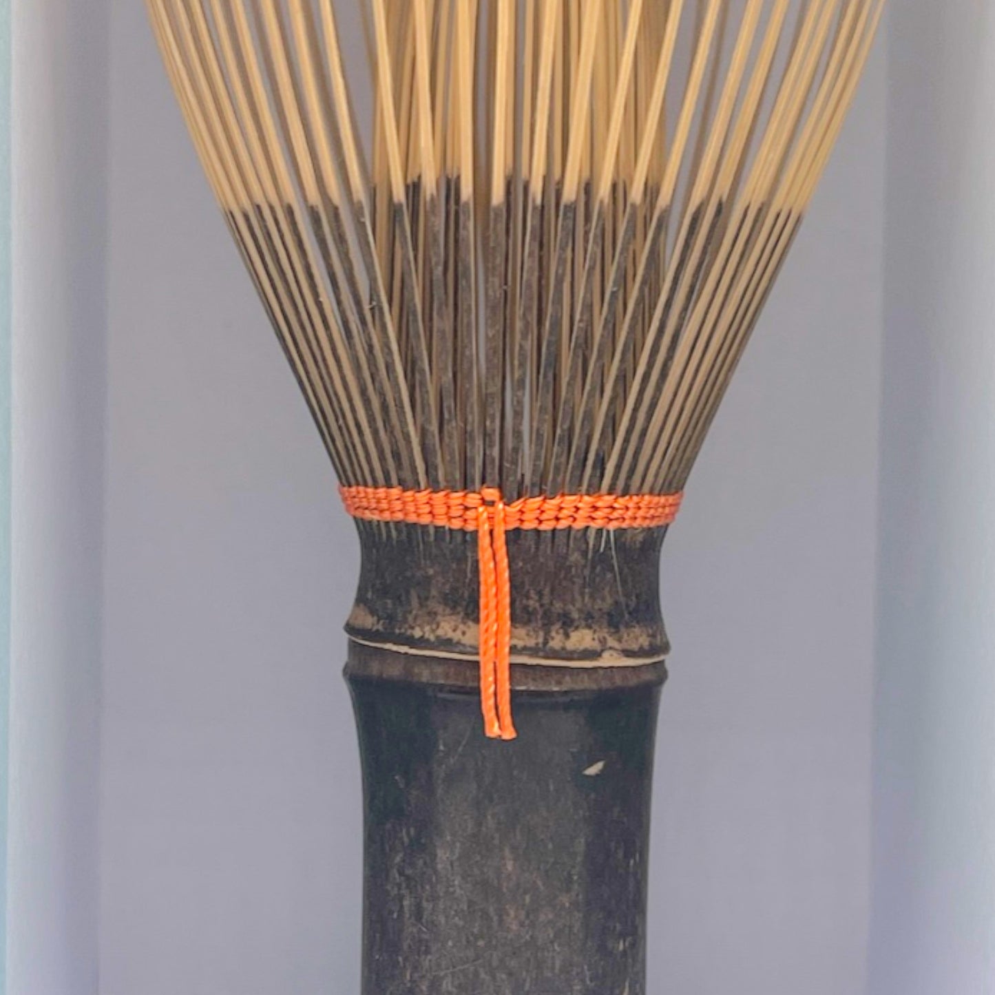 Takayama Chasen - Black Bamboo Whisk - Foaming Chasen Colored Thread
