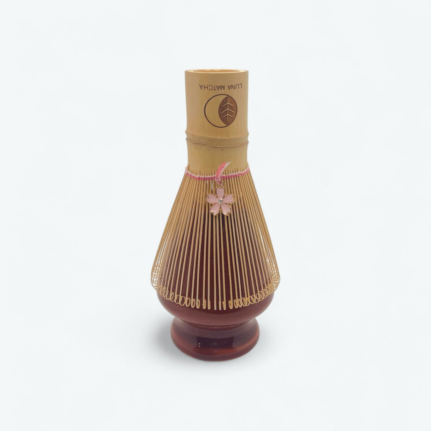 Takayama Tea Whisk Stand - Brown