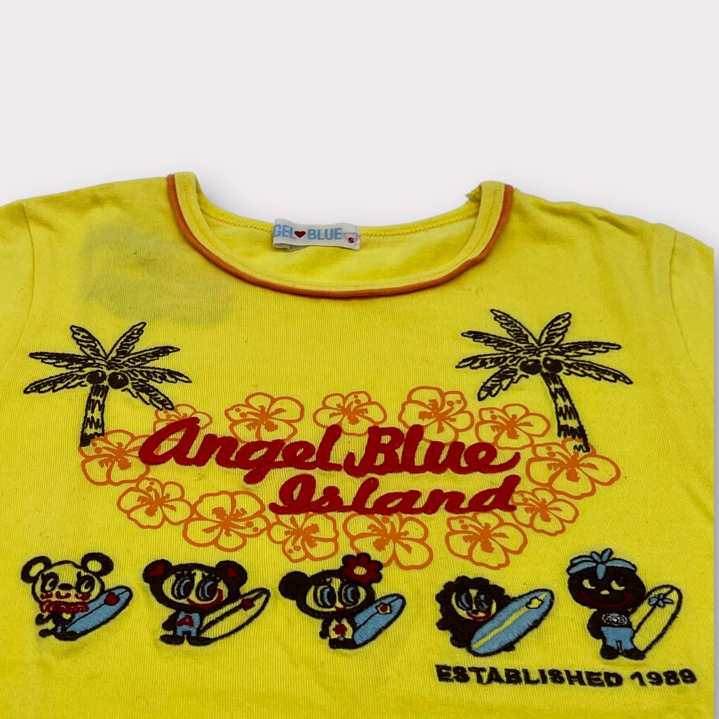 Vintage Island Yellow T-shirt