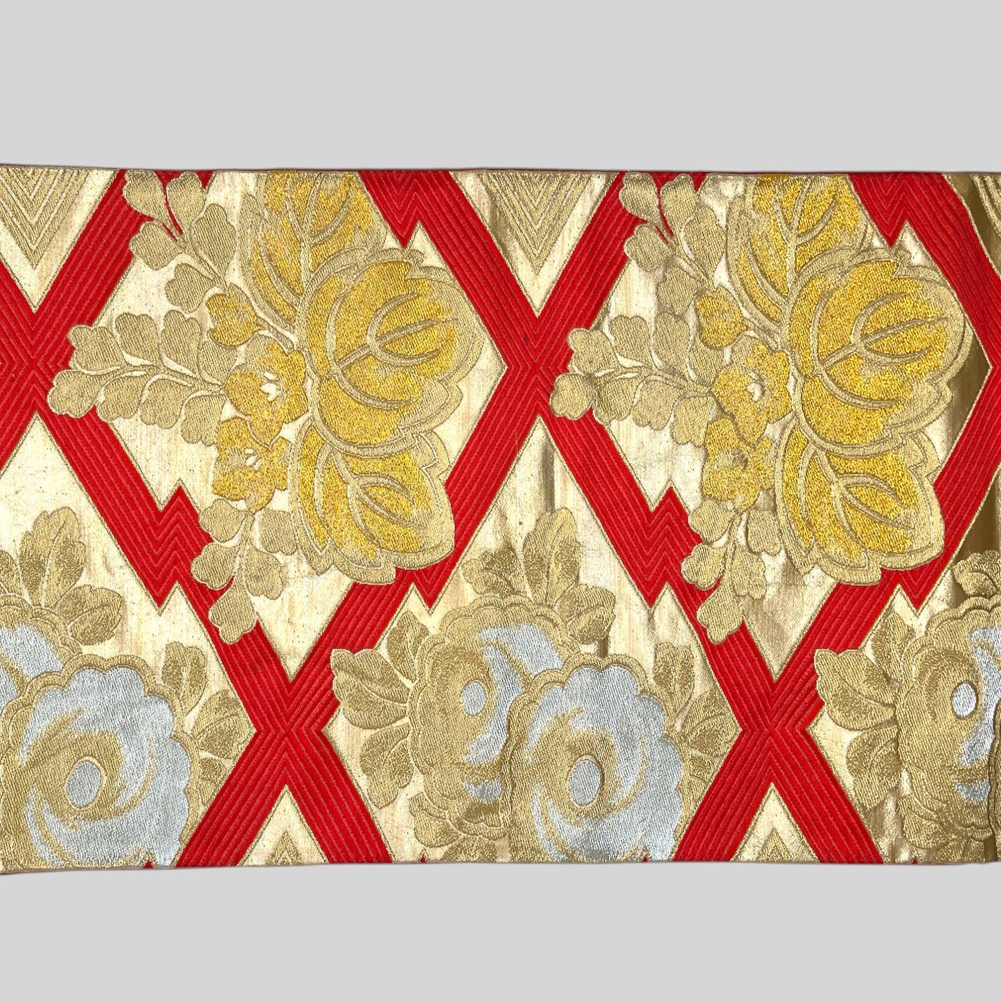 Vintage Japanese Kimono Belt Obi Table Runner (One of a kind)