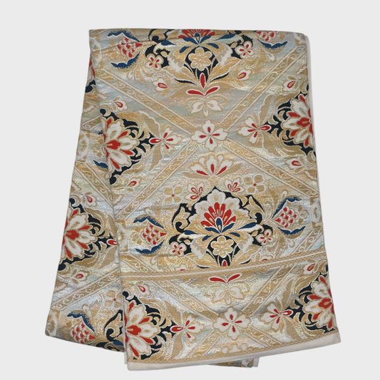 Vintage Japanese Kimono Belt Obi Table Runner (One of a kind)