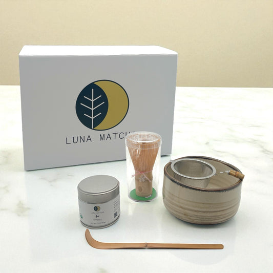 Luna Matcha Starter Kit, Symphony Matcha & Unka  Bowl