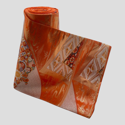 Vintage Japanese Kimono Belt Obi Table Runner (One of a kind)