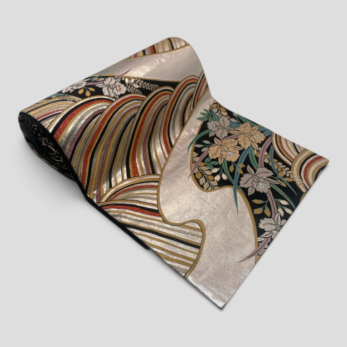 Vintage Japanese Kimono Belt Obi Table Runner (One of a kind)