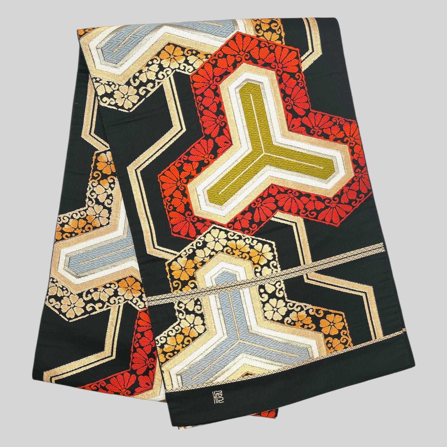 Vintage Japanese Kimono Belt Obi Table Runner (One of a kind)