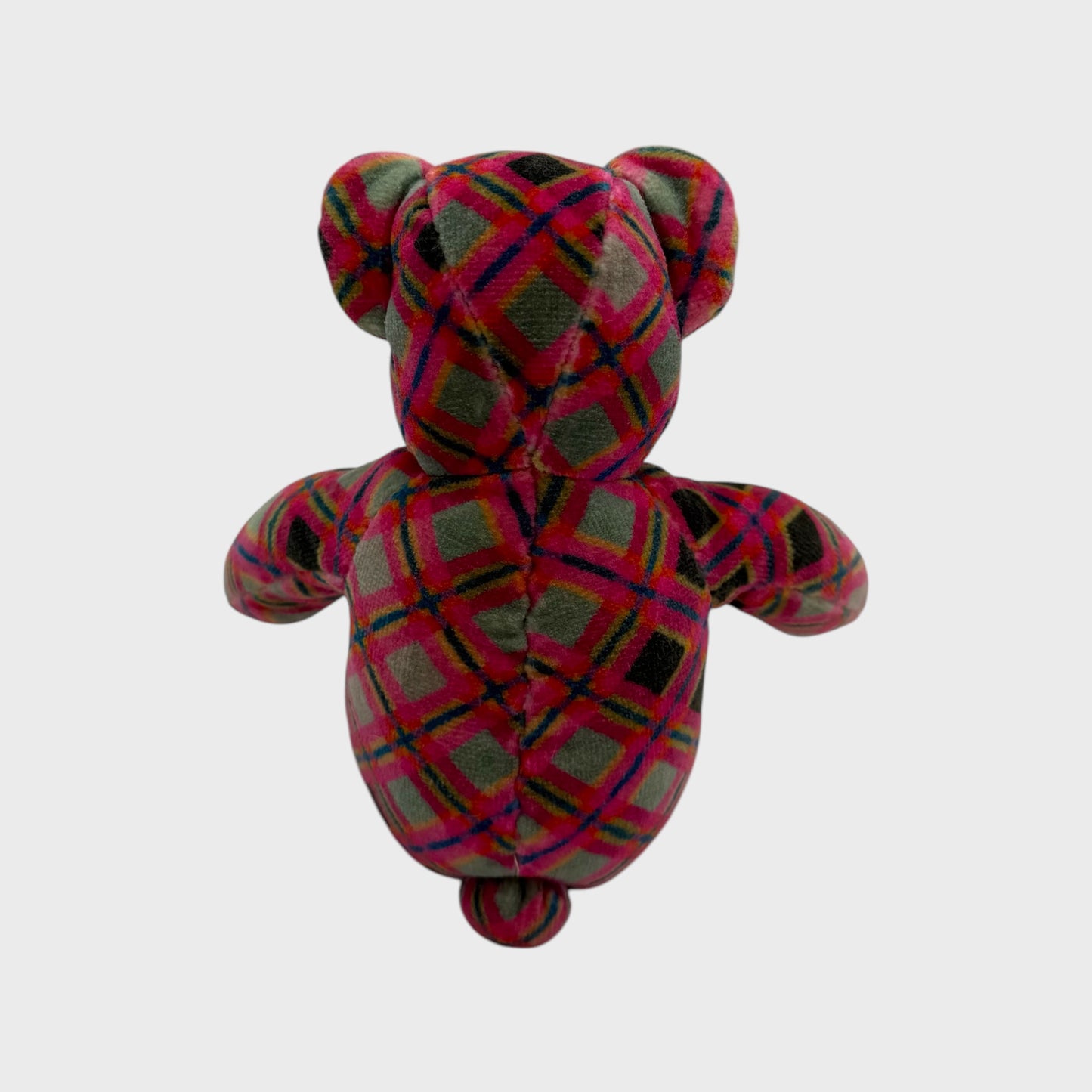 Vintage Plaid Teddy Bear