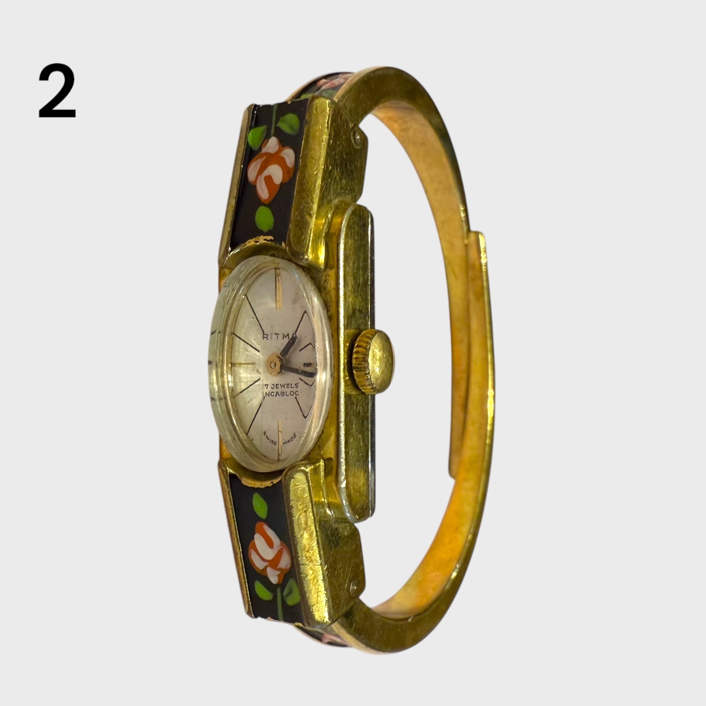 Vintage Bangle Wristwatch (RARE FINDS)