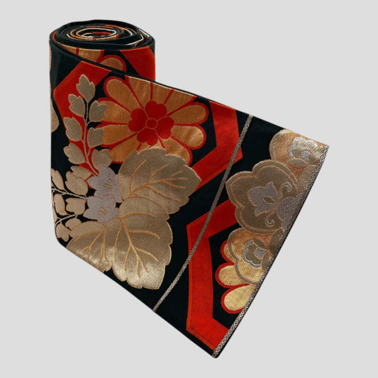 Vintage Japanese Kimono Belt Obi Table Runner (One of a kind)