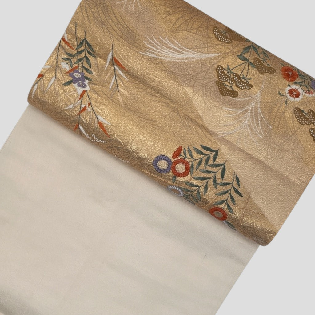 Vintage Japanese Kimono Belt Obi Table Runner (One of a kind)