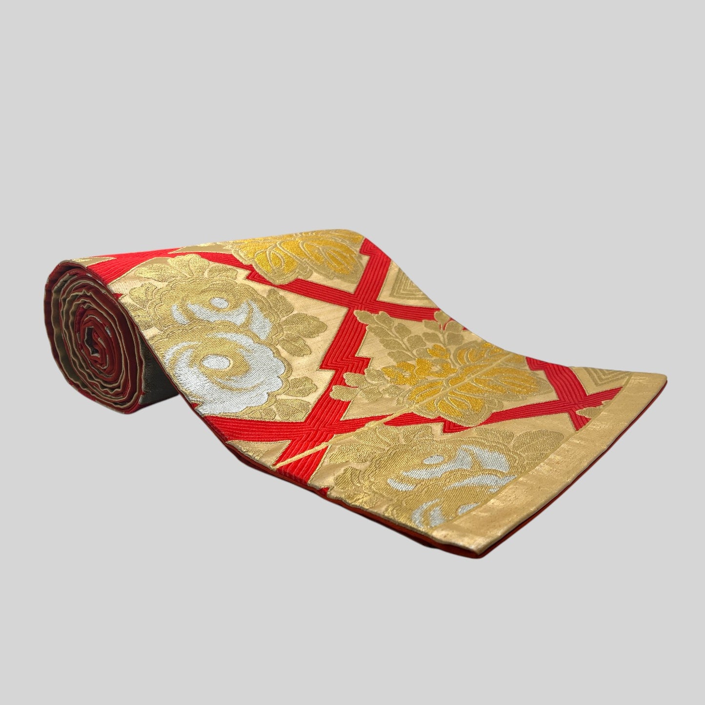 Vintage Japanese Kimono Belt Obi Table Runner (One of a kind)