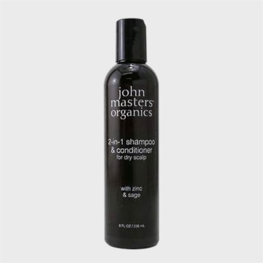 John Masters Organics - 2-in-1 Shampoo & Conditioner For Dry Scalp with Zinc & Sage