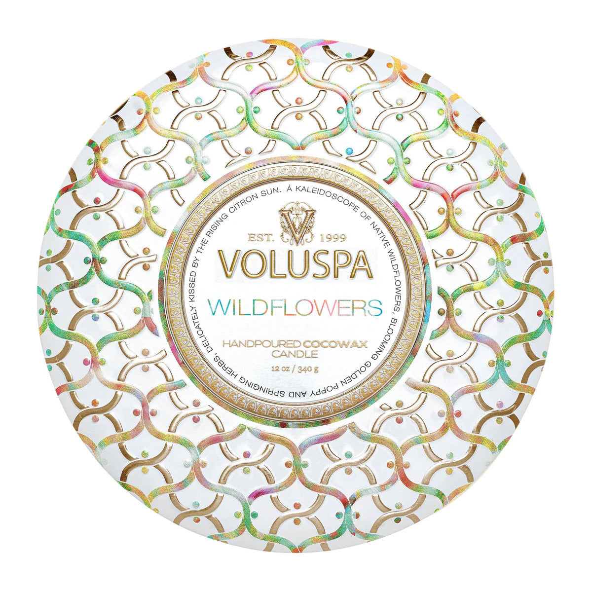 Voluspa - 3 Wick Candle -  Wild Flowers