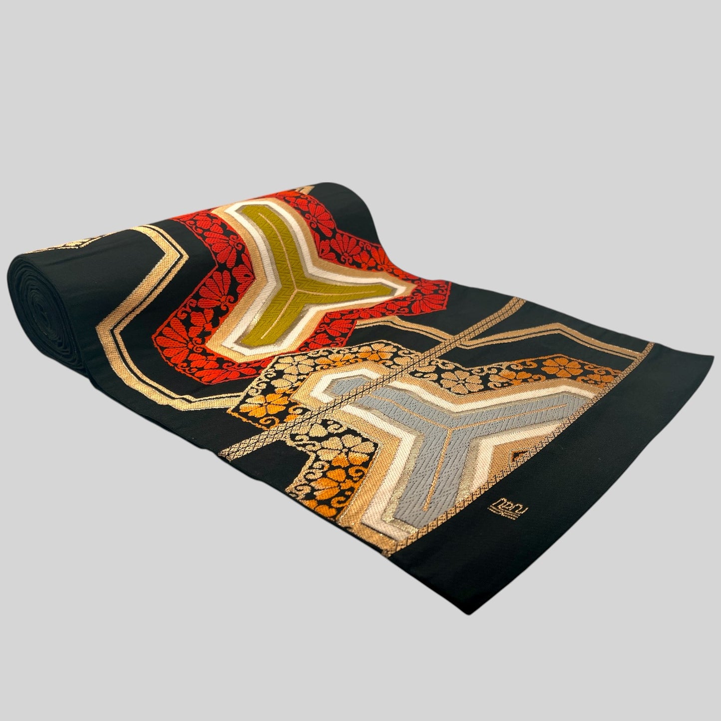 Vintage Japanese Kimono Belt Obi Table Runner (One of a kind)