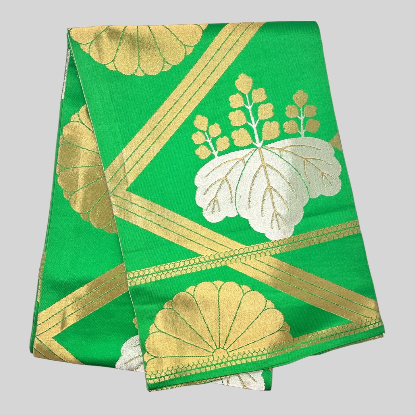 Vintage Japanese Kimono Belt Obi Table Runner (One of a kind) Maru Obi