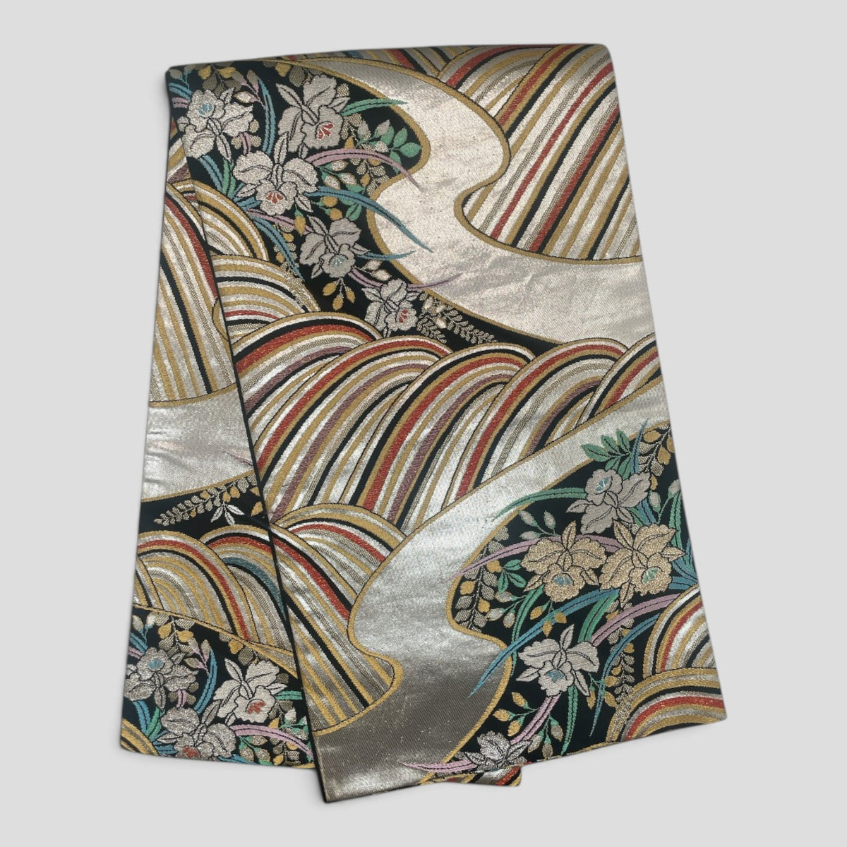 Vintage Japanese Kimono Belt Obi Table Runner (One of a kind)