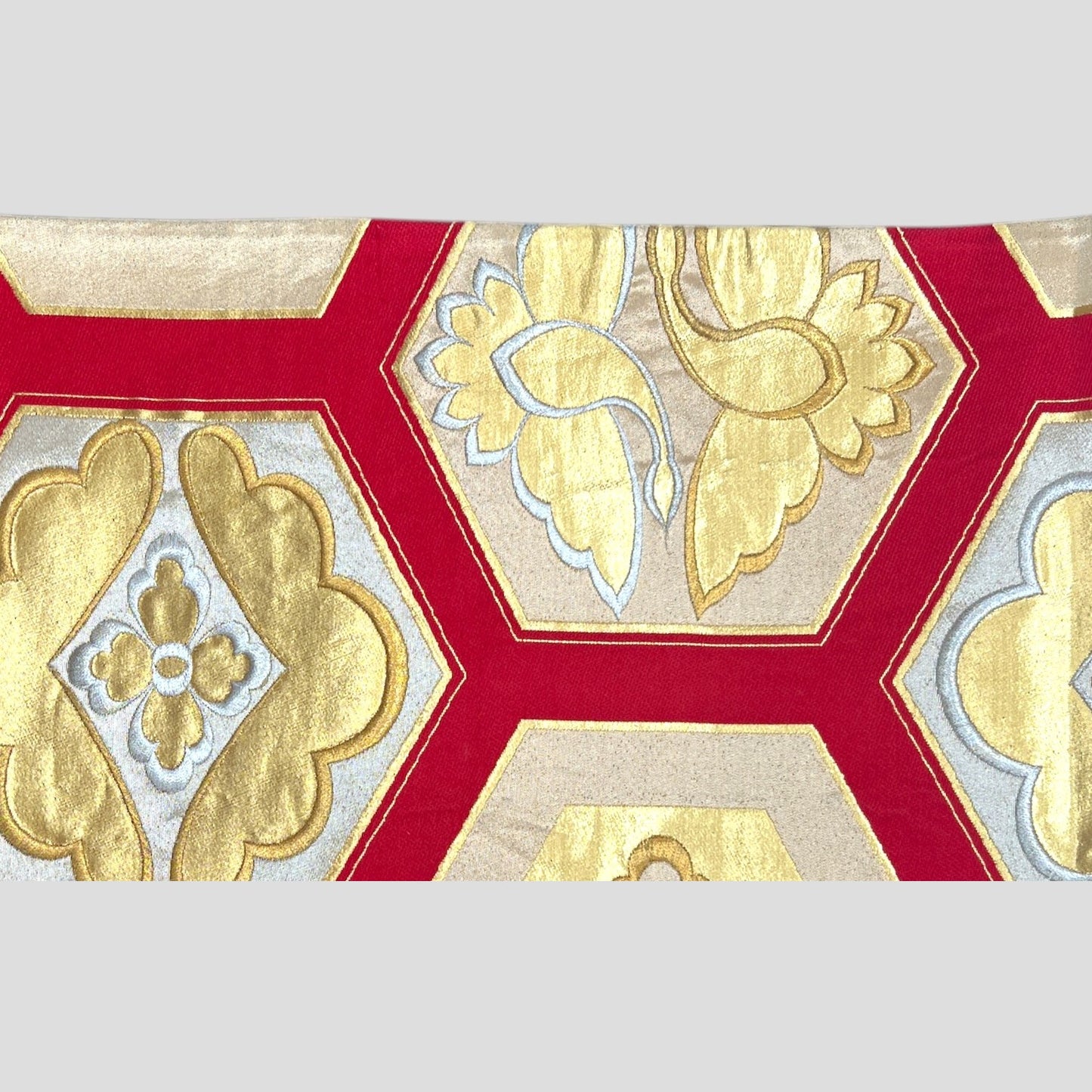 Vintage Japanese Kimono Belt Obi Table Runner (One of a kind)