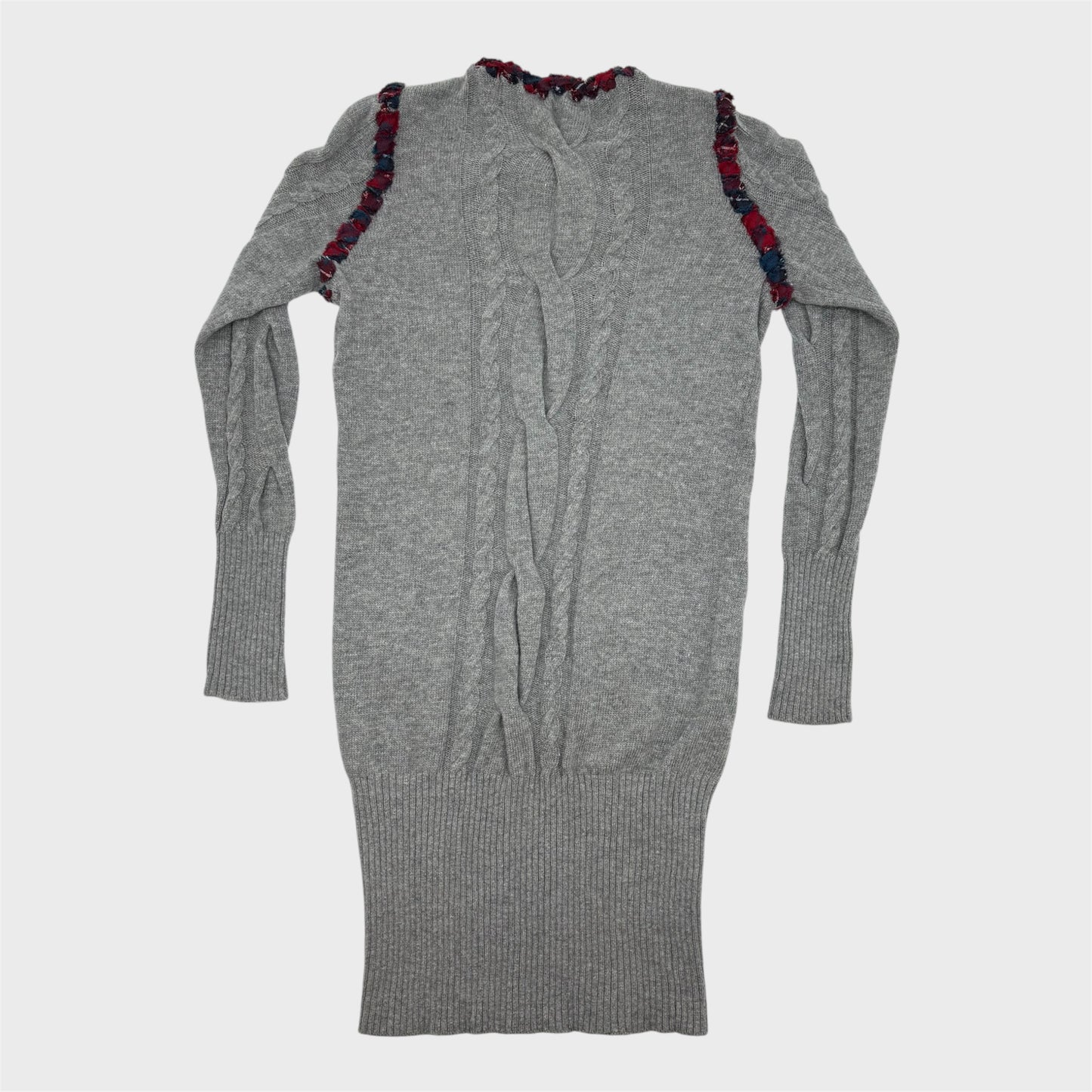 Vintage Gray Knitted Dress