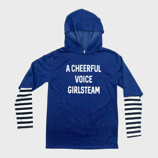 Vintage A Cheerful Voice Girlsteam Hoodie