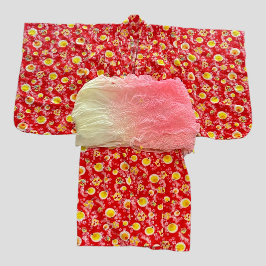 Kids Vintage Yukata Kimono