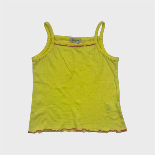 Vintage Pastel Yellow Cami Top