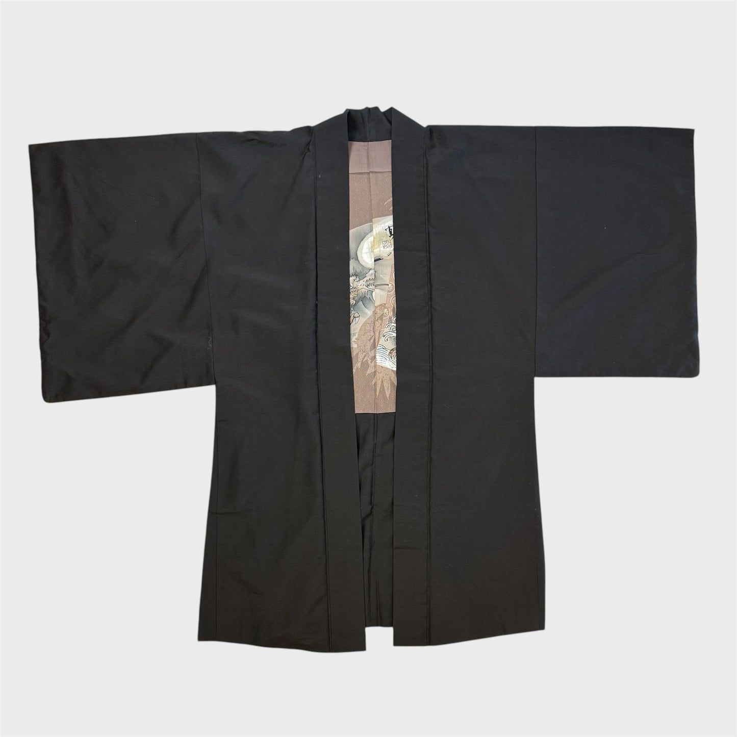 Vintage Haori - Men's Kimono Jacket - Ōshima-tsumugi